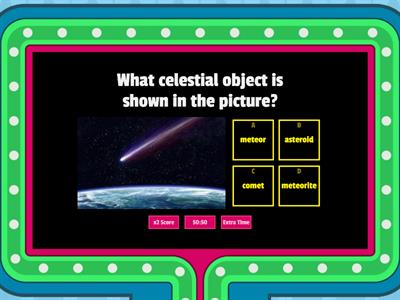 Review Game on Asteroids, Comets and Meteors: What are the thingsI learned?
