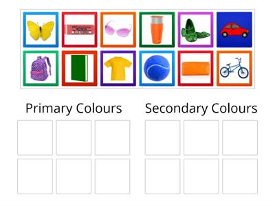 Year 1 Primary and Secondary Colours