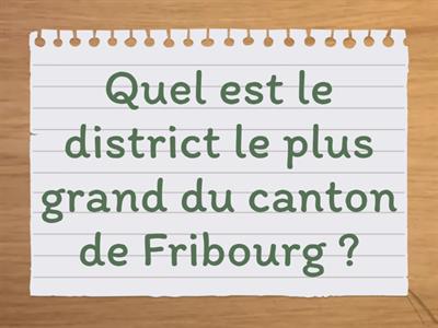 Géographie du canton de Fribourg