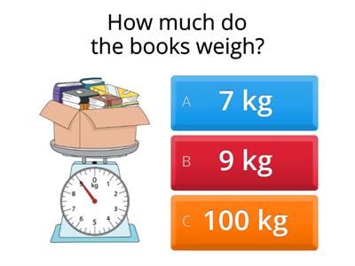 Weight in Grams and Kilograms