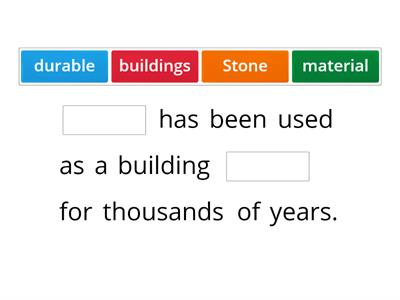 Stone building method