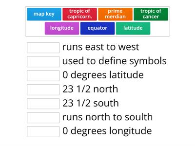 latitude and longitude