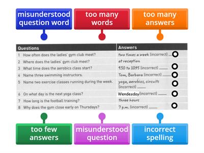 Identifying incorrect answers IELTS Listening