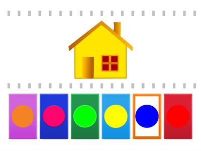 ¿De que color es la casa?