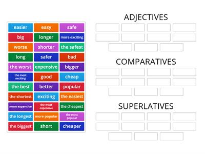  Comparatives or Superlatives . Teacher Nati