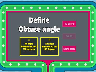  Quiz on Obtuse Angle