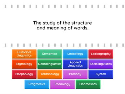 Linguistic Fields