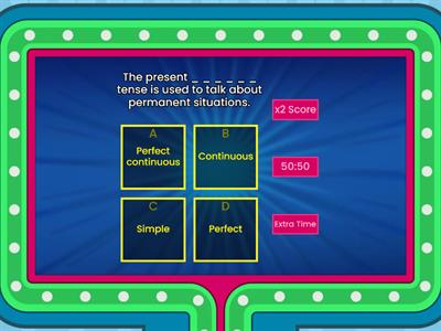 Review of present tenses (simple, continuous, perfect and perfect continuous) ⏲