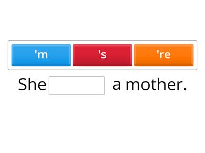 Contractions of am, is, are