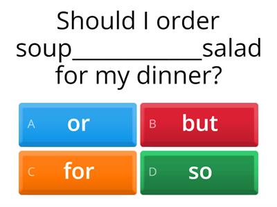 Coordinating & Correlative Conjunctions