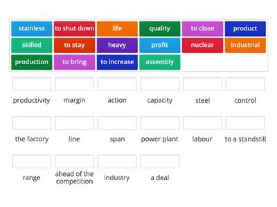 Collocations-business, industry 2