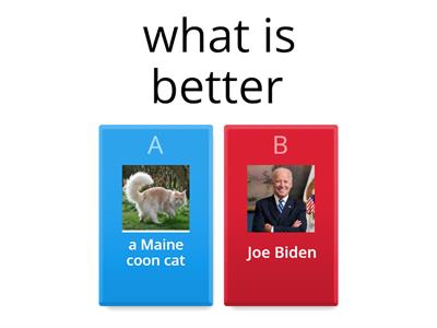 What is better cats presidents