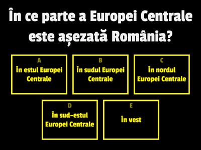 Pozitia Romaniei in Europa si pe glob. Vecinii Romaniei (clasa a IV a)