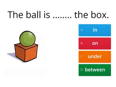 Preposition of Places Test