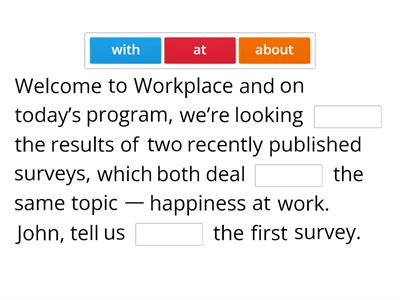 What makes people happy at work?