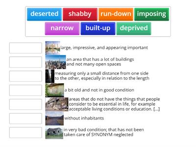 U3 Design for life: Adjectives to describe places