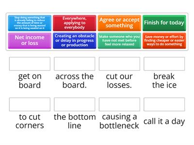 Business Idioms- Sammi