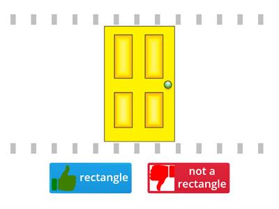 rectangle/not a rectangle