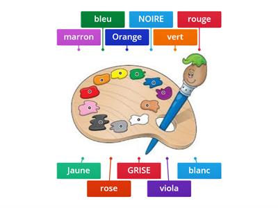 colori in francese
