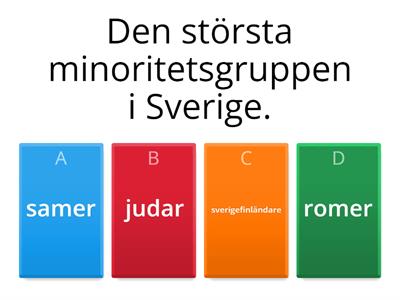Minoritetsgrupper i Sverige