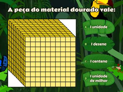 Unid. de Milhar com Material Dourado