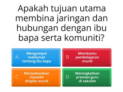 Kompetensi Guru : Penglibatan Komuniti