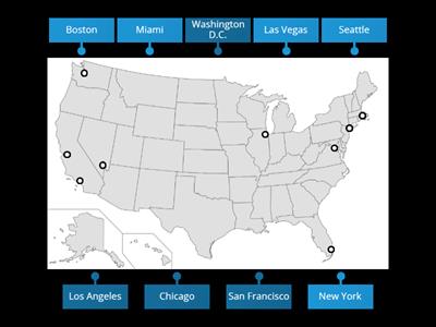 USA - Main cities
