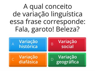 Variação Linguística