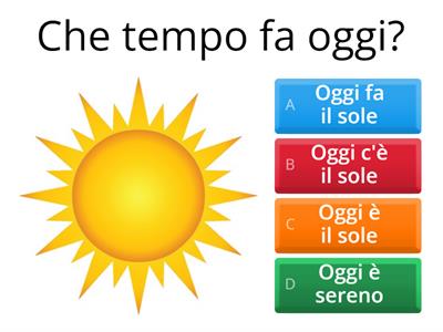 Che tempo fa?