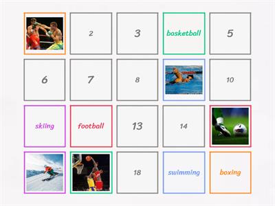 SPORTS - Memory Game