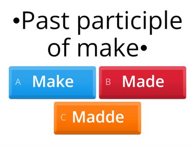 ☘Past participle☘