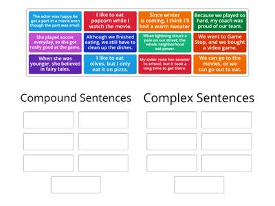 Sentence Structure Complex, Compound 