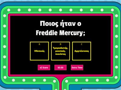 Freddie's Mercury Quiz