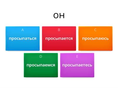 Русский глаголы