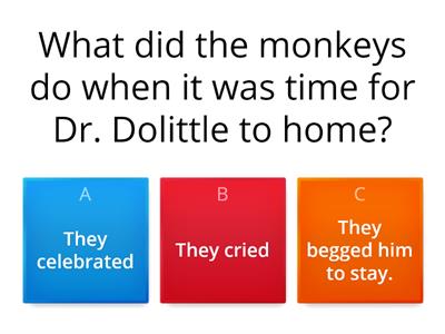 Dr. Dolittle Chapters 7 & 8 - Level 3