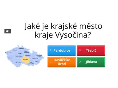 Test - Vysočina, Pardubický a Jihomoravský kraj