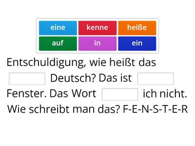 Motive A1 Modul 1 Redemittel