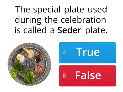 The celebration of Passover: true or false?