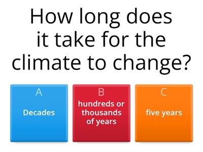 What is Climate change?