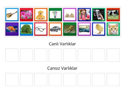 Canlı ve Cansız Varlıklar