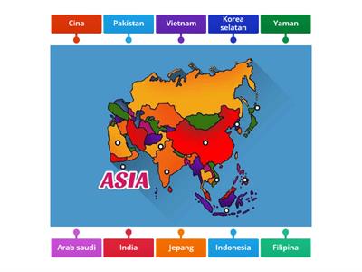 Peta Asia 