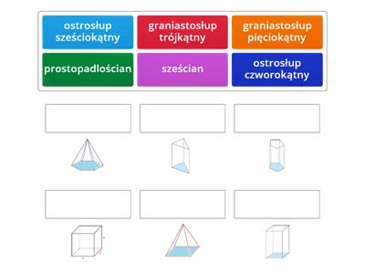 Bryły - rozpoznawanie i nazywanie