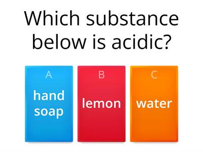 Quick quiz Acids and Alkalis