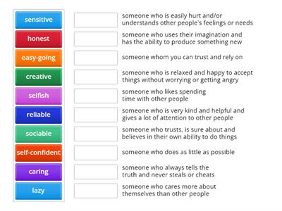 ZNO Leader Unit 1 Character Traits