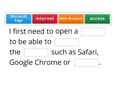 Web Browsers and Search Engines