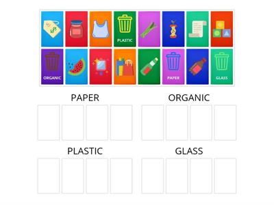RECYCLING SORTING GAME