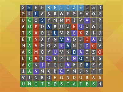 North American Word Search