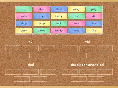  Simple Past of Regular Verbs - Spelling