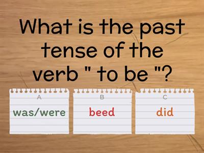 Past simple(irregular verbs)