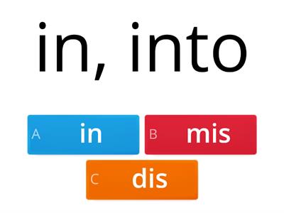 REWARDS #7 Activity I Prefix/Suffix Meanings